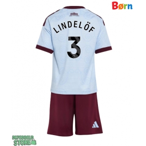 Aston Villa Victor Lindelof #3 Replika Babytøj Tredje sæt Børn 2026-27 Kortærmet (+ Korte bukser)
